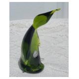 Vintage Hand Plown Studio Art Glass Penguin - Rainbow - Huntington, VA