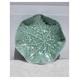 Hawaiian Studio Art Ceramic Leaf Plate