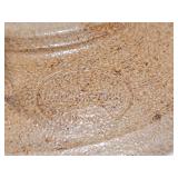 Vintage Rock Hard Stoneware Studio Art Ceramic Cup & Saucer with Handpainted Cicada Design