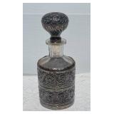 Antique Derby Silver Decanter