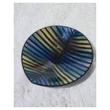 *SIGNED* Fine Art Luzern Pottery - Black Leaf Plate