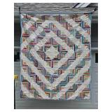 Vintage Log Cabin Quilt