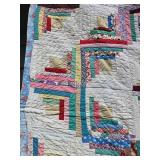 Vintage Log Cabin Quilt