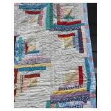 Vintage Log Cabin Quilt