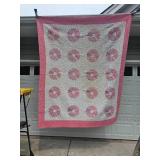 Vintage Sunflower Pattern Quilt