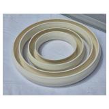 Vintage Czech Pottery Rings