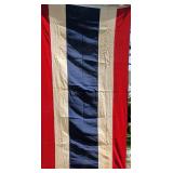 Vintage Canvas Nautical C Charlie Ship Signal Flag ~ 3  x 5