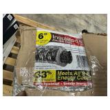 6" Insulated Flexible HVAC Duct R6 25 Ft Length