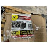 6" Insulated Flexible HVAC Duct R6 25 Ft Length