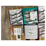 30 Open Box 3 Packs of Designs Optics By Foster Grant Reading Glasses & 2 Packs of Blue Light Reading Glasses - Have not been tested