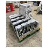 Pallet Full Of 21 Kohler ( 16 ) Adjuste & ( 5 ) Proccesso Shower Heads & 13 Kohler Slow Close Toilet Seats - Open Box Untested