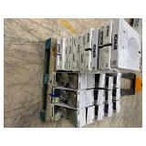 Pallet Full Of 21 Kohler ( 16 ) Adjuste & ( 5 ) Proccesso Shower Heads & 13 Kohler Slow Close Toilet Seats - Open Box Untested