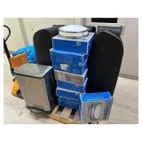Pallet of 5 Culligan Water Coolers / Heaters, 1 Step Trash Can, & 10 14" LED Ceiling Light Fixtures - Untested Customer Returns