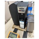 Pallet of 5 Culligan Water Coolers / Heaters, 1 Step Trash Can, & 10 14" LED Ceiling Light Fixtures - Untested Customer Returns