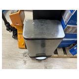 Pallet of 5 Culligan Water Coolers / Heaters, 1 Step Trash Can, & 10 14" LED Ceiling Light Fixtures - Untested Customer Returns