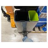 Pallet of 5 Culligan Water Coolers / Heaters, 1 Step Trash Can, & 10 14" LED Ceiling Light Fixtures - Untested Customer Returns