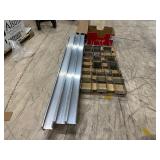 3 New 5in. x 5 in. x 82 in. Aluminum Gate Post Insert & 8 New Simpson Strong-Tie CB66 Bolt-On 6 x 6 Column Base