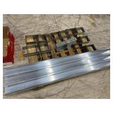 3 New 5in. x 5 in. x 82 in. Aluminum Gate Post Insert & 8 New Simpson Strong-Tie CB66 Bolt-On 6 x 6 Column Base