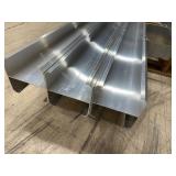 3 New 5in. x 5 in. x 82 in. Aluminum Gate Post Insert & 8 New Simpson Strong-Tie CB66 Bolt-On 6 x 6 Column Base