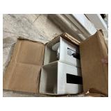 Pallet Of PVC / Plastic Fence Parts / Posts Etc - See Pictures