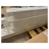 Pallet Of PVC / Plastic Fence Parts / Posts Etc - See Pictures