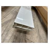 Pallet Of PVC / Plastic Fence Parts / Posts Etc - See Pictures