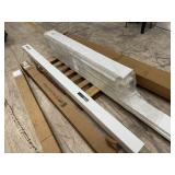 Pallet Of PVC / Plastic Fence Parts / Posts Etc - See Pictures