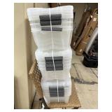 3 4 Packs of Small Storage Bins