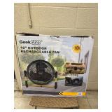 New Open Box Geek Aire 16" Outdoor Rechargeable Fan