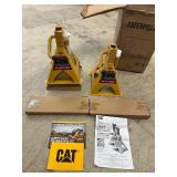 New 2 Pack of Caterpillar Jack Stands