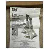 New 2 Pack of Caterpillar Jack Stands
