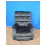 ACME Ipompea Recliner with Power Lift and Massage - Green