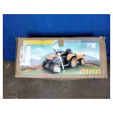 Blazin’ Wheels 12V Tractor Ride-On Toy with Trailer