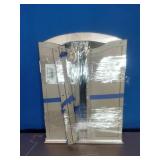Poundex Vanity Set with Mirror and Stool