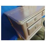 Poundex Vanity Set with Mirror and Stool