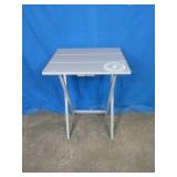Linon Compass 4-Pc. Grey TV Tray Table Set