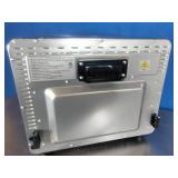 Stainless Steel MegaChef 1.83 Cu. Ft. 10-in-1 Multifunction 360-Degree Countertop Oven