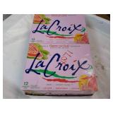 24 ct La Croix Sparkling Water; pas...