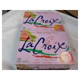24 ct La Croix Sparkling Water; pas...