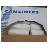 Case of 250 Clear 33 Gallon Can Lin...