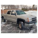 2003 Chevrolet 2500HD, 4x4, 6.0L Crew Cab