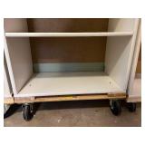 Bookshelf Storage Shelves on Wheels - QTY 3