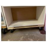 Bookshelf Storage Shelves on Wheels - QTY 3