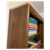Pair of Wooden Bookcases - Contents NOT Included