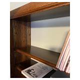 Pair of Wooden Bookcases - Contents NOT Included