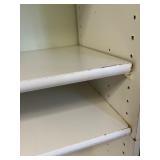 White Storage Shelving Unit with Drawers