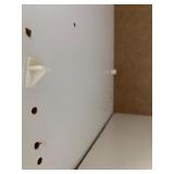 White Storage Shelving Unit with Drawers