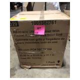 Glacier Bay 24 in. W x 21 in. D x 34 in. L Stainless Steel Laundry/Utility Sink with Faucet and Cabinet in White Customer Returns See all Pictures