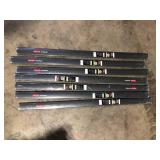 Lot of 7 Rubbermaid FastTrack Garage 48 in. Hang Rail Track Storage System Customer Returns