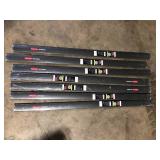 Lot of 7 Rubbermaid FastTrack Garage 48 in. Hang Rail Track Storage System Customer Returns